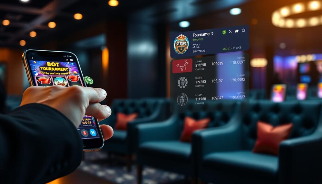 mobile tournament advantages smartphone touchscreen