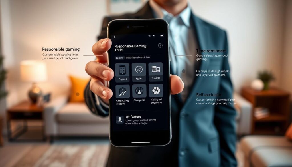 responsible gaming mobile app tools